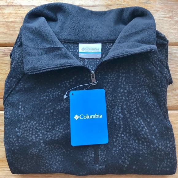 Columbia Long Sleeve Quarter Zip up Shirt Sweater - Picture 1 of 10